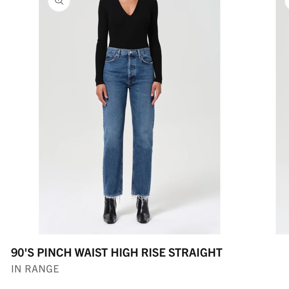 Agolde High Rise Straight Jeans